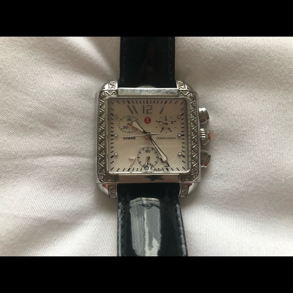 MICHELE Sapphire Crystal URBAN Chronograph Watch